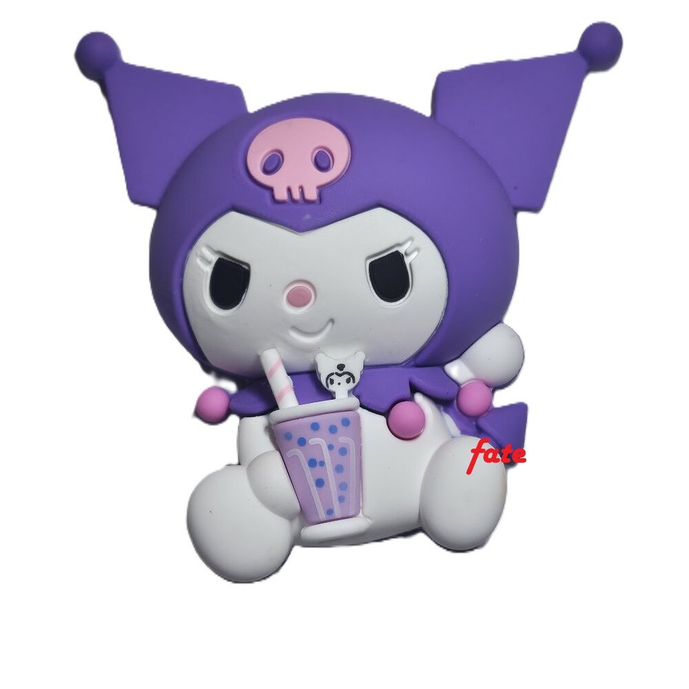 Sanrio Kuromi Magnet Holding Boba Milk Tea